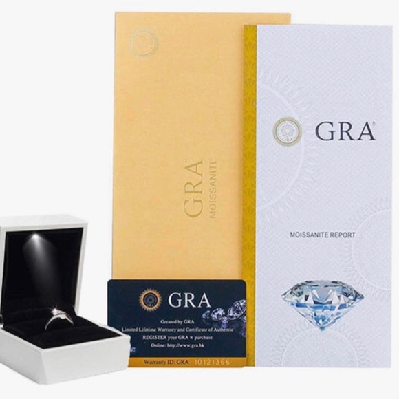 10k white gold vermeil 925 1 carat GRA CERTIFIED earrings WOW DOCS included WOW! - Picture 8 of 10